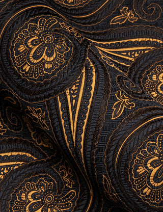 New Gold Paisley Long Sleeve Shirt