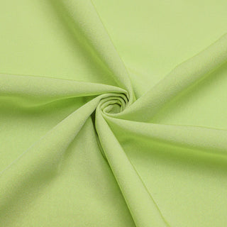 Yellow Green Solid Silk Long Sleeve Shirt