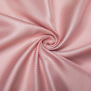Solid Pink Silk Long Sleeve Shirt