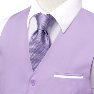 Thistle Purple Silk Single Vest Waistcoat