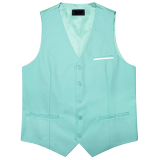 Mint Green Single Vest Waistcoat