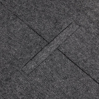 New Dark Grey Solid Silk Single Vest Waistcoat