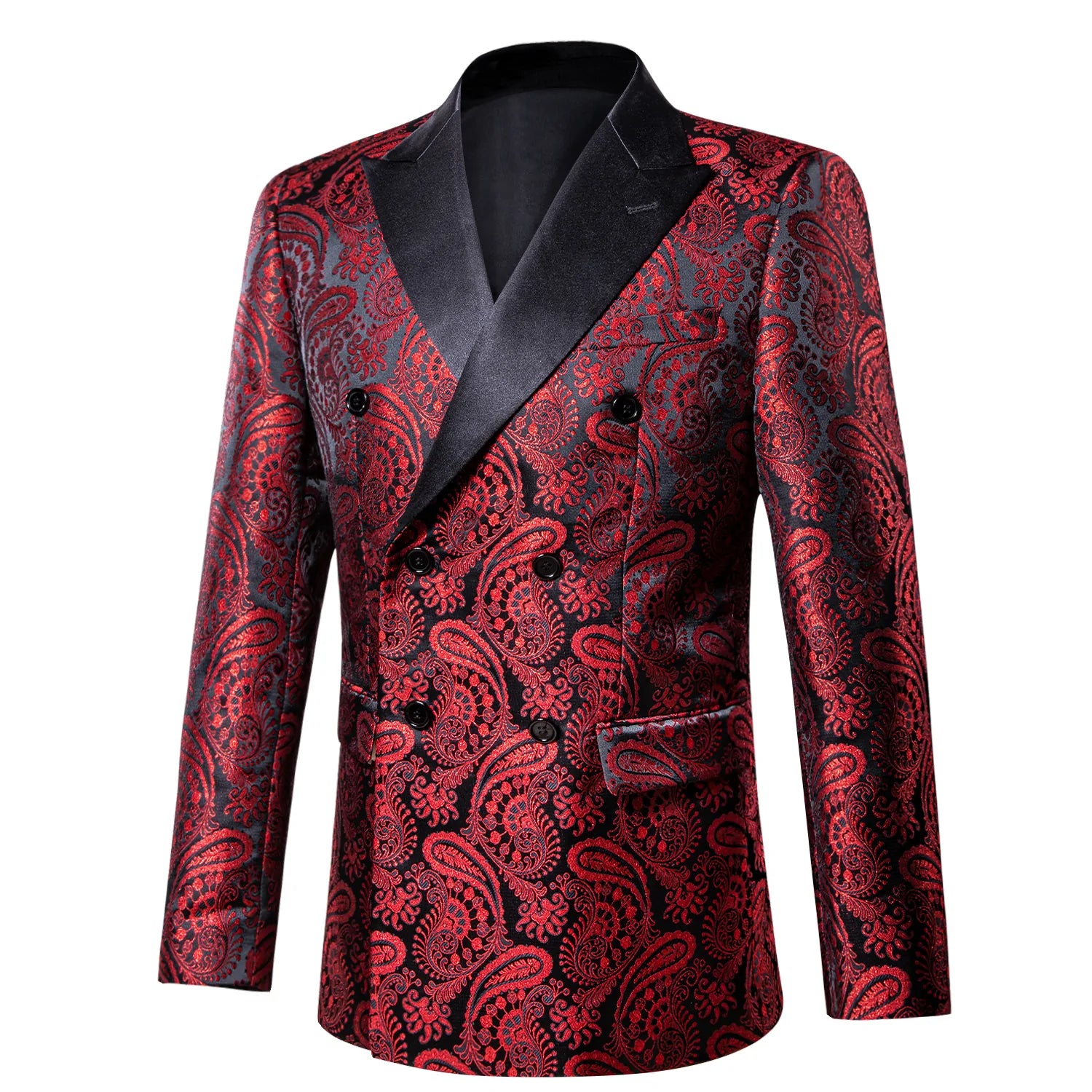 Red 2025 paisley jacket